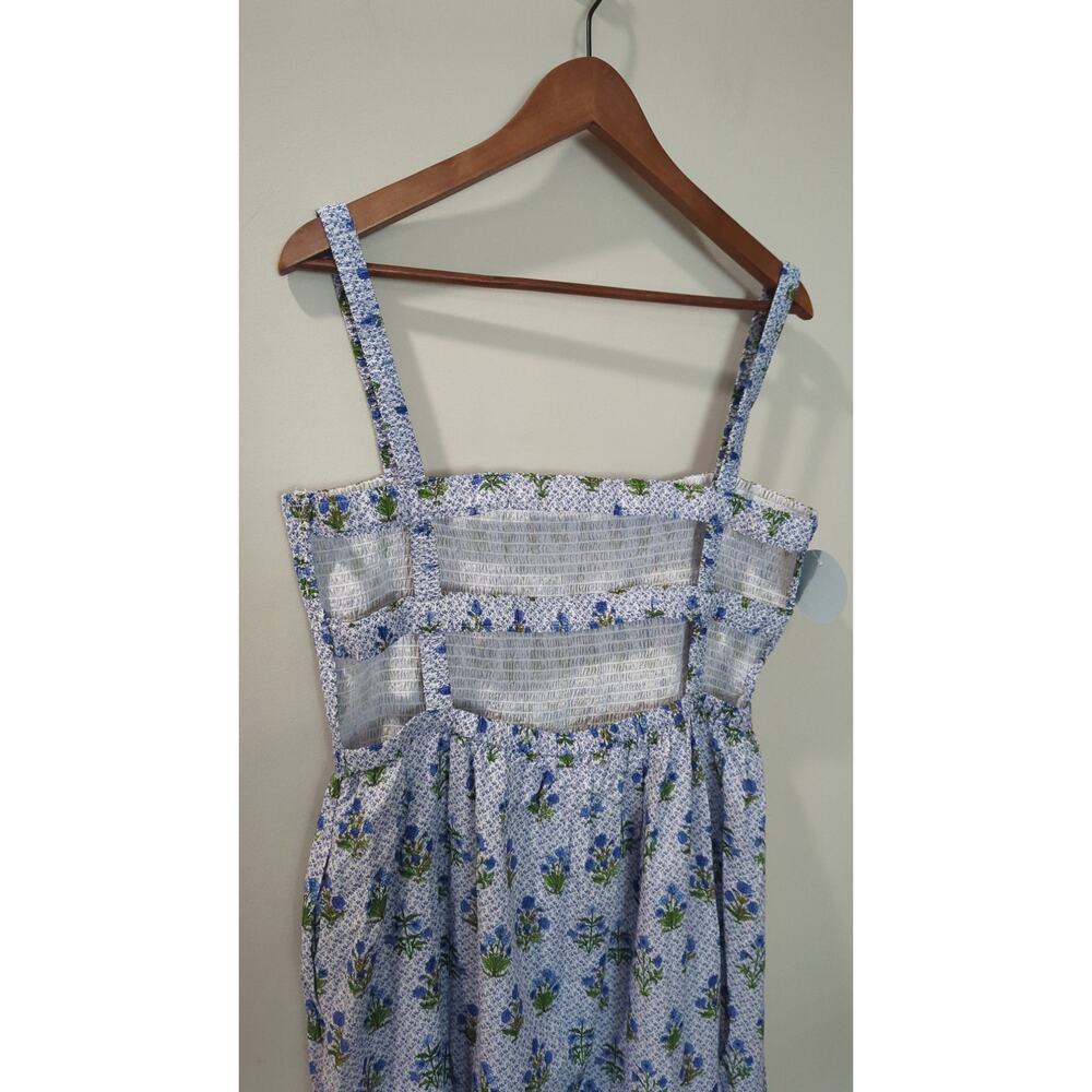 Hill House The Anita Nap Dress Blue Floral NWT - Picture 9 of 9